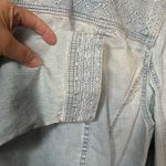 Christopher & Banks  size XL embroidered light wash denim jacket. Photo 2