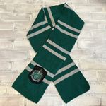 Harry Potter Slytherin green gray striped scarf Photo 4