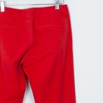 Cynthia Rowley  Straight Leg Career Pants in‎ Red Size 4 Photo 4