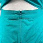 Club Monaco  Teal Sleeveless Cutout Back Mini Dress Size 0 Photo 6