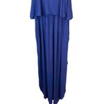 Sweet Lovely  By Jen Navy Maxi Dress Size Medium Photo 2