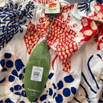 Farm Rio  womens  Mixed Lobsters Linen Mini Dress, M, White/ Multi Nwt Photo 2