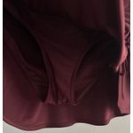 Slimming Maroon Bathing Suit Bottom Swim Skirt Skorts Side Slit Drawstring Sz M Red Size M Photo 1