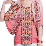 Anthropologie Anthro Tanvi Kedia Shivali Embroidered Beaded Sequin Blouse Top size XS Photo 0