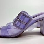 Chinese Laundry  Yippee Jelly Strqp Heels in Lilac Vinyl Photo 0