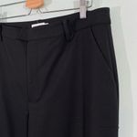 Good American  Women's Black Straight Leg Woven Trousers Size 15 Business/Work Photo 2