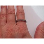 Sterling Silver Size 9 1/4 Eternity Infinity Ring Photo 7