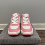 Wild Pair White And With Pink Rhinestones Camelott High-Top Sneakers Size 9.5 Photo 4