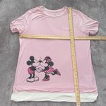 Disney  PARKS WOMEN'S KISSING MINNIE & MICKEY MOUSE SHIRT, TOP.‎ XXL, PINK Photo 5