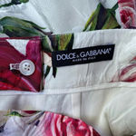 Dolce & Gabbana Skirt Rose and Peony Brocade Mini Size XS S 2 4 Approximate Photo 7