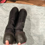 Crocs  WOMENS SNOW BOOTS
SIZE 6W WEAR ONES VERY GOOD
CONDITION BLACK Photo 8