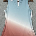 Adidas Gradient Golf Tank Top Womens S Blue Pink Athletic Summer Casual Photo 0