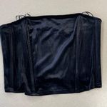 Steve Madden  Velvet Nikko Corset in Black - Size Large - NWT Photo 0