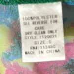 Vintage Y2K, blouse, in green and wine tones with a beautiful stone belt Photo 7