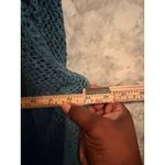 Torrid  3 Teal Open Stitch Button Front Long Sleeve Cardigan Sweater 3x 22 24NWT‎ Photo 6