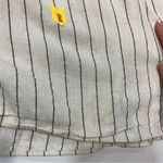 Marissa Webb Tie Waist Linen Dress Size 16 Black Photo 7