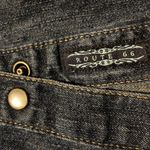 Route 66 Vintage Denim Jean Button-Up Shirt Top Photo 2