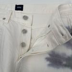 EDWIN Jean Shorts Size 26 Denim Tie Dye NWT Cai 7” Horizon White Gray Side Slit Photo 10