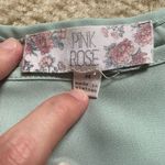 Pink Rose Women’s Light Blue Blouse Top Photo 6