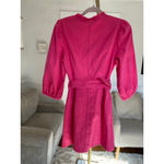 Baum Und Pferdgarten Mini Dress Pink Zip Front Belted Size 34 Barbie European Photo 2