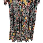 Natural Life NWT Tiered Tie Neck Floral Maxi Dress Size Medium Bohemian Boho Photo 12