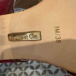 Louise et Cie NWOB  Burgundy Suede Lace-Up Heels Size 8 Pointed Toe Ankle Tie Photo 10