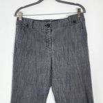 Willi Smith Gray Denim Wide Leg Trouser Jean Size 8 Bootcut Gray Jeans Photo 1