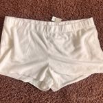 Aerie  Terry Cloth Lounge Shorts‎ Comfy Elastic Waist White Size XXL NWT Photo 0
