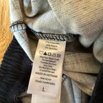 LuLaRoe  Black Plaid Wide Leg Pants Women's Size L Cozy‎ Stretch Pull-On Trousers Photo 2