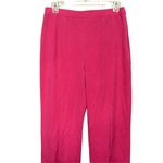 1. State Pants Front Hem Side Slit Zip Closure Elastic Waistband Pink W 6 NWOT Photo 2
