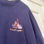 Disney Walt  World50th Anniversary Spirit Jersey Purple Sweatshirt Cotton Size XL Photo 1