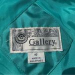 Anthropologie  (Gallery) long floor length teal peacoat / 10 / Excellent condition Photo 6