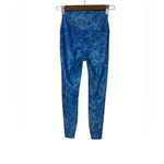 Carbon38 Underwater 7/8 Crackle Print Legging Size XS Blue Photo 4
