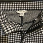 American Eagle black & white plaid flare jegging pants women’s size small 4 Photo 2