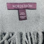 Nordstrom  100% Alpaca Olive Green Scarf — Winter Fall Photo 2