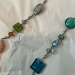 Premier Designs  Blue and Green Beaded‎ Necklace Vibrant Jewelry Photo 2