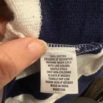 Crown & Ivy  100% Cotton Oversized Preppy Coastal Stripe Polo Shirt Medium Photo 8