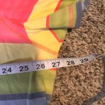 Liz Claiborne  Striped T-Shirt V-Neck Short‎ Sleeve Colorful Top 3X Photo 3