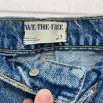 Free People We The Free Distressed Tapered Baggy High Rise Boyfriend Fit Jeans Size 29 Photo 5