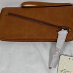 Free People Vegan Distressed Wallet in Brown NWT Photo 6