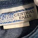 FINAL PRICE Vintage Central Falls Button Up Denim Top Blue Photo 4