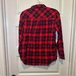 J.Crew Factory Red/Navy Plaid Boy Fit Button Up Shirt size SP Photo 8