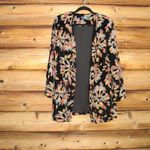 Anthropologie  Eva Franco Velvet Kimono Jacket Top Photo 2
