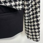 Talbots  Houndstooth Blazer Tweed Black White‎ Size 6 Petite Photo 10