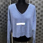 Arizona Jean Company Arizona Jeans Company Blue Knit V-Neck Sweater Photo 0