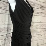 R & M Richards Dressy Cowl neck sleeveless wide legged jumpsuit in black size 6 Photo 10