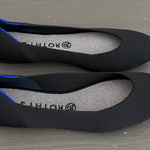 Rothy's  The Square Flats Womens Black Minimalist Neutral Slip On Knit Size 10 Photo 0