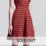 Derek Lam 10 Crosby Sleeveless Printed Godet Dress Photo 1