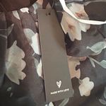 Lulus Chic Preciousness Black Floral Organza Bustier Maxi Long Dress Size Small Photo 9