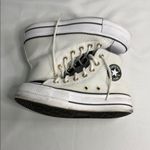 Converse  White Canvas Sneakers Iconic High-Top Design Photo 5